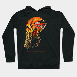 Papa Hash Apparel: head on fire Hoodie